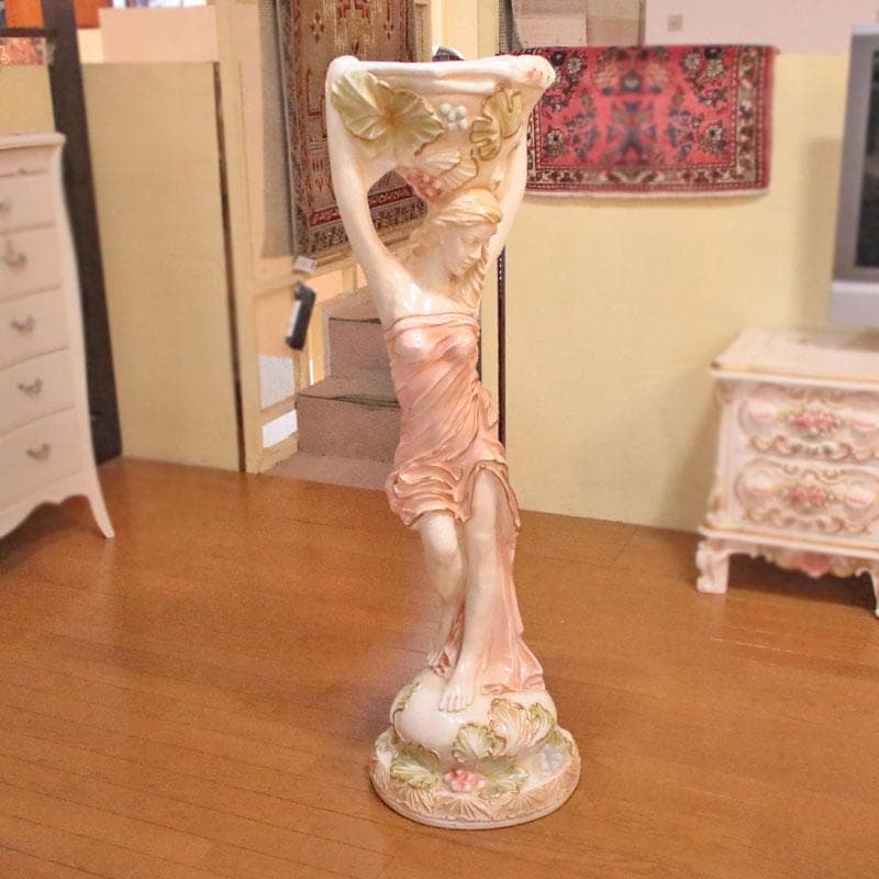 ヴィーナス像 プランター スタチュー ロココ クラック仕上げ 223-296