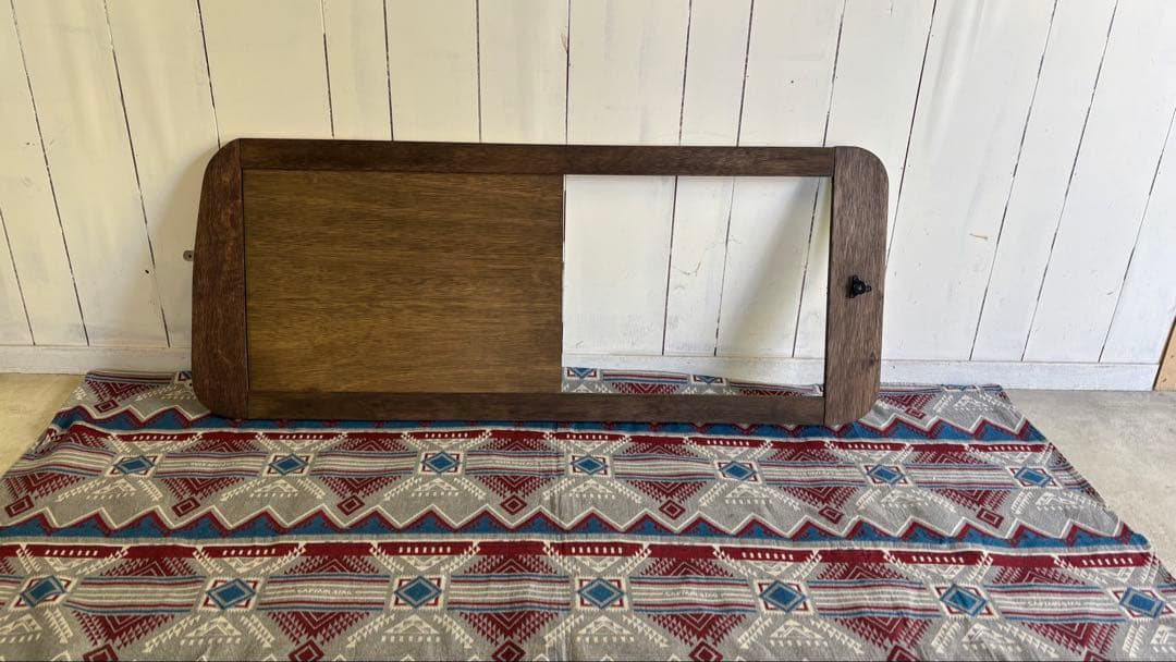 ハイエース 200系 スーパーGL 窓埋めパネル 開閉式 断熱 左右セット 木目