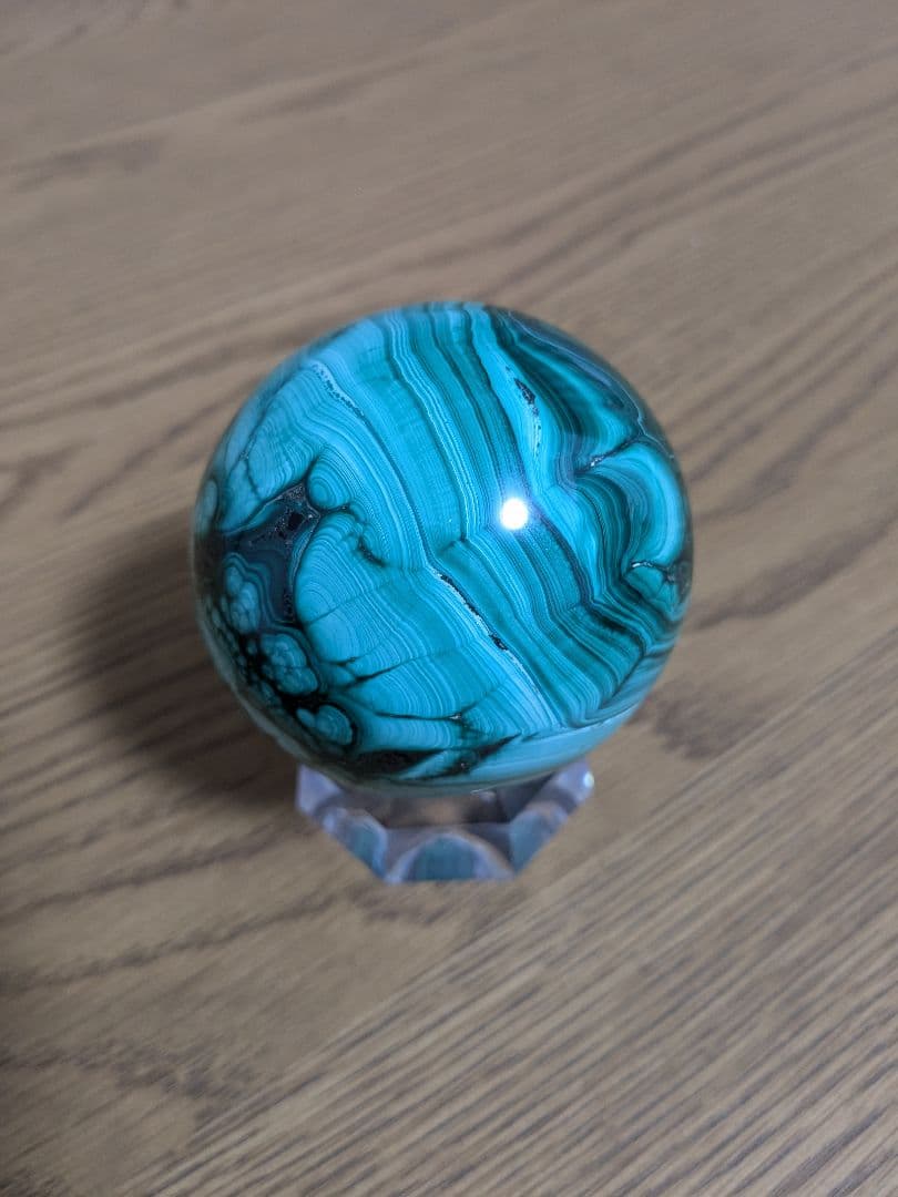 マラカイト　丸玉　スフィア　天然石