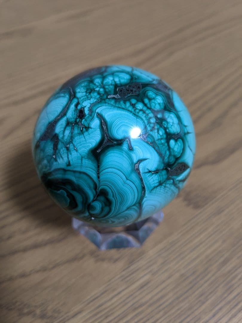 マラカイト　丸玉　スフィア　天然石