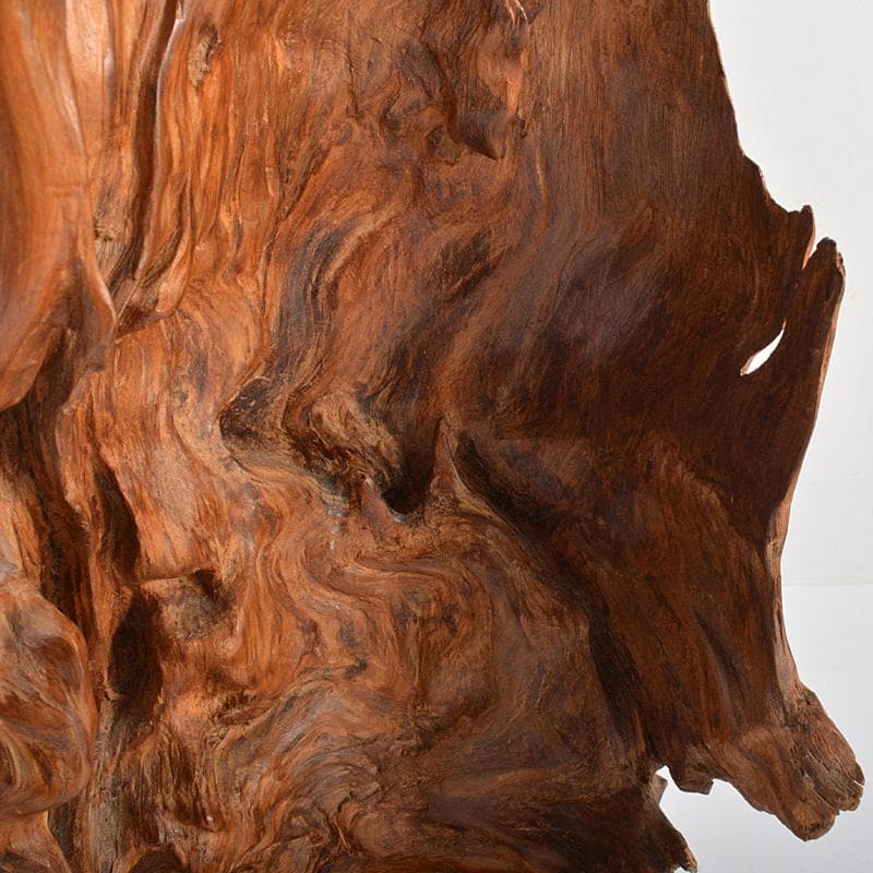 ゆう　伝統工芸屋久杉床飾置物　高さ約42㎝重さ約1.21㎏　V　R7022