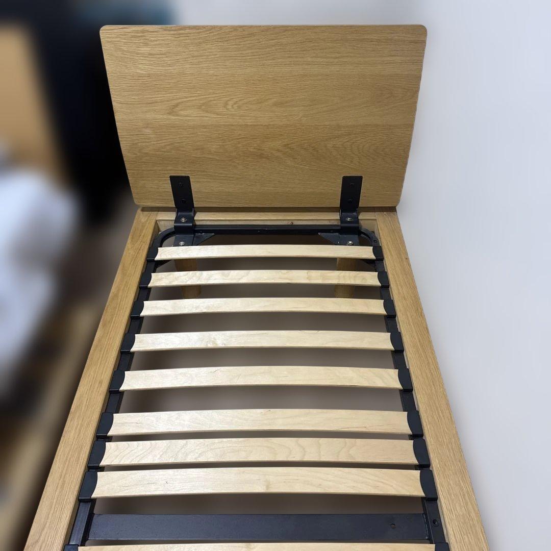 無印良品　木製スモールシングルベッドフレーム マットレス　セット