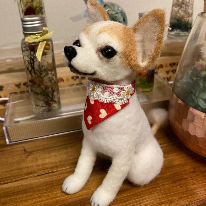 羊毛フェルト　チワワ