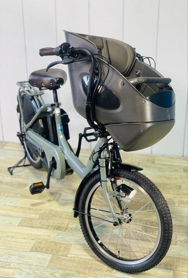 ★3061ブリヂストン8.7アンペア 20インチ子供乗せ電動アシスト自転車