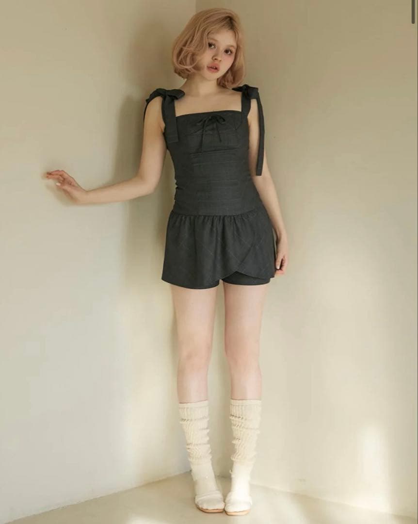 ワンピース andmary Rojina ribbon dress