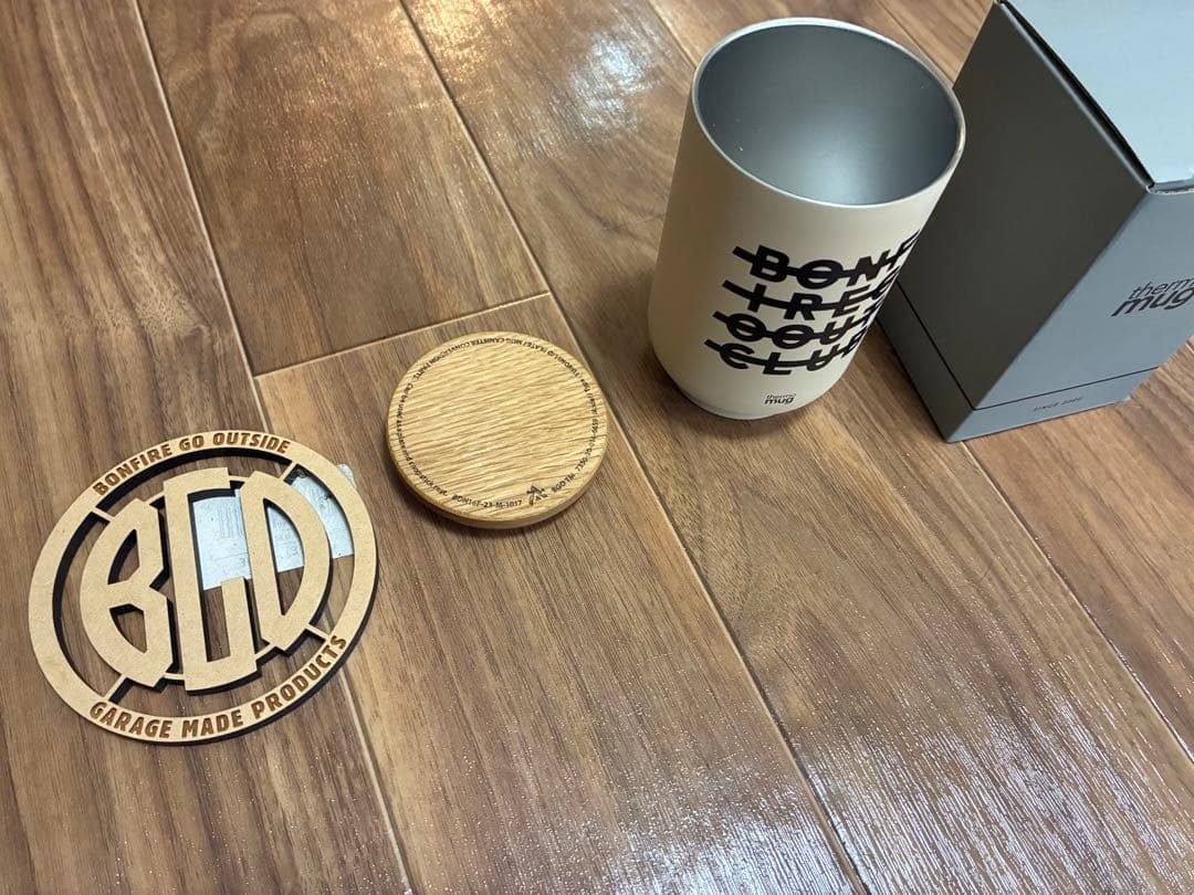 bonfire go outside マグ、フタ、コースターセット