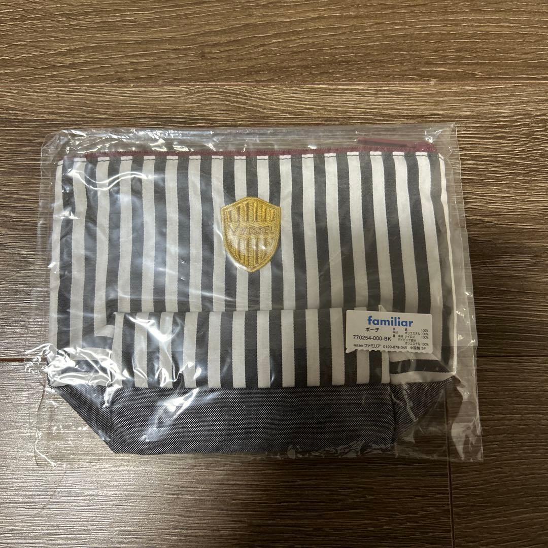 ファミリア　familiar ヴィッセル神戸　コラボ　ポーチ