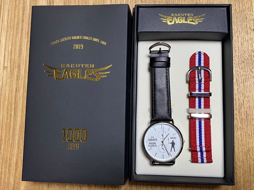 楽天イーグルス　藤田一也選手　1000本安打記念ウォッチ