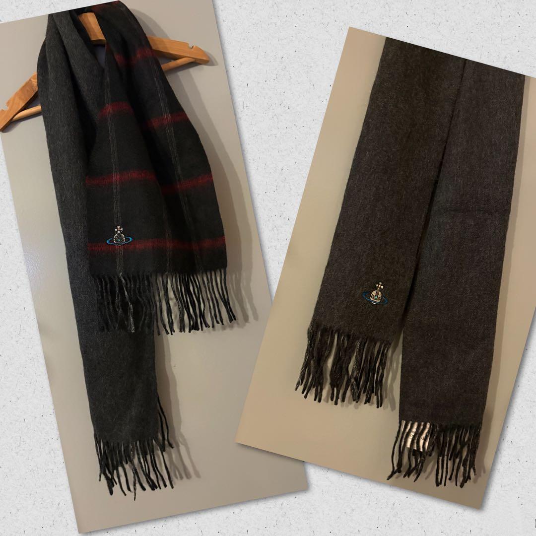 未使用タグ付き★ Vivian Westwood カシミア マフラー　★