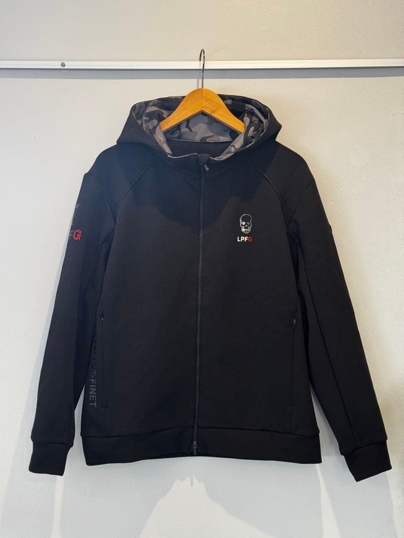 LPFG メンズ リバーカードボード テック フードジップジャケット