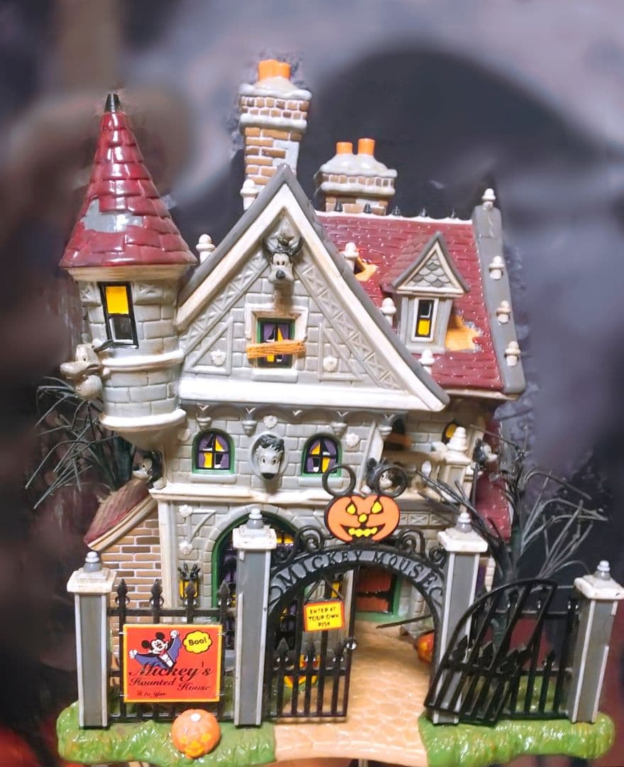 【Disney】ハロウィンハウス オブジェ ライト付【SALE】