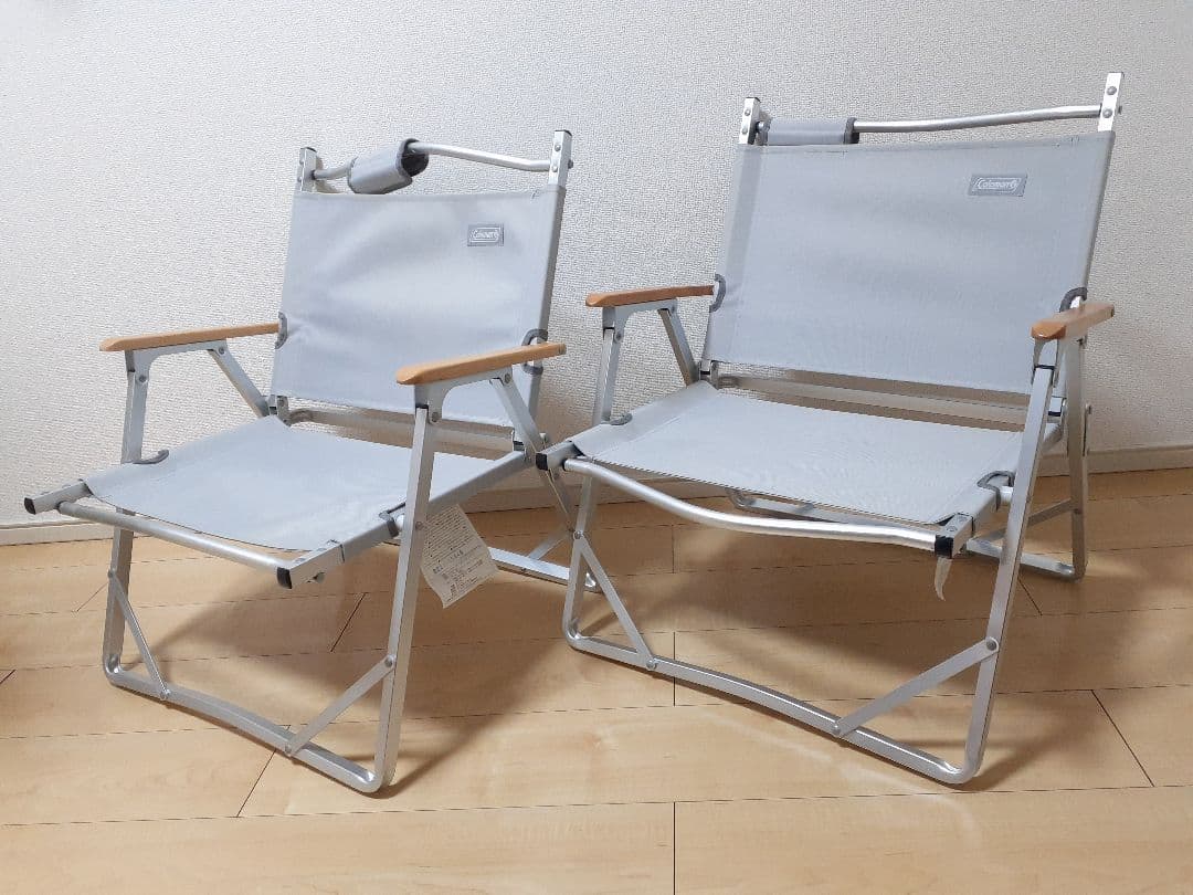 Coleman(コールマン) コンパクトフォールディングチェア 2脚 グレー