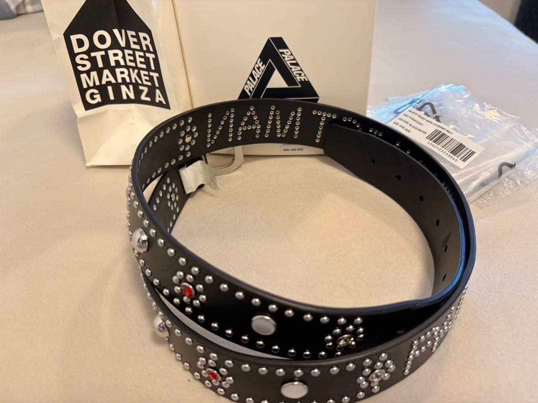 小物 PALACE 25SS WAIST MAN STUDDED BELT