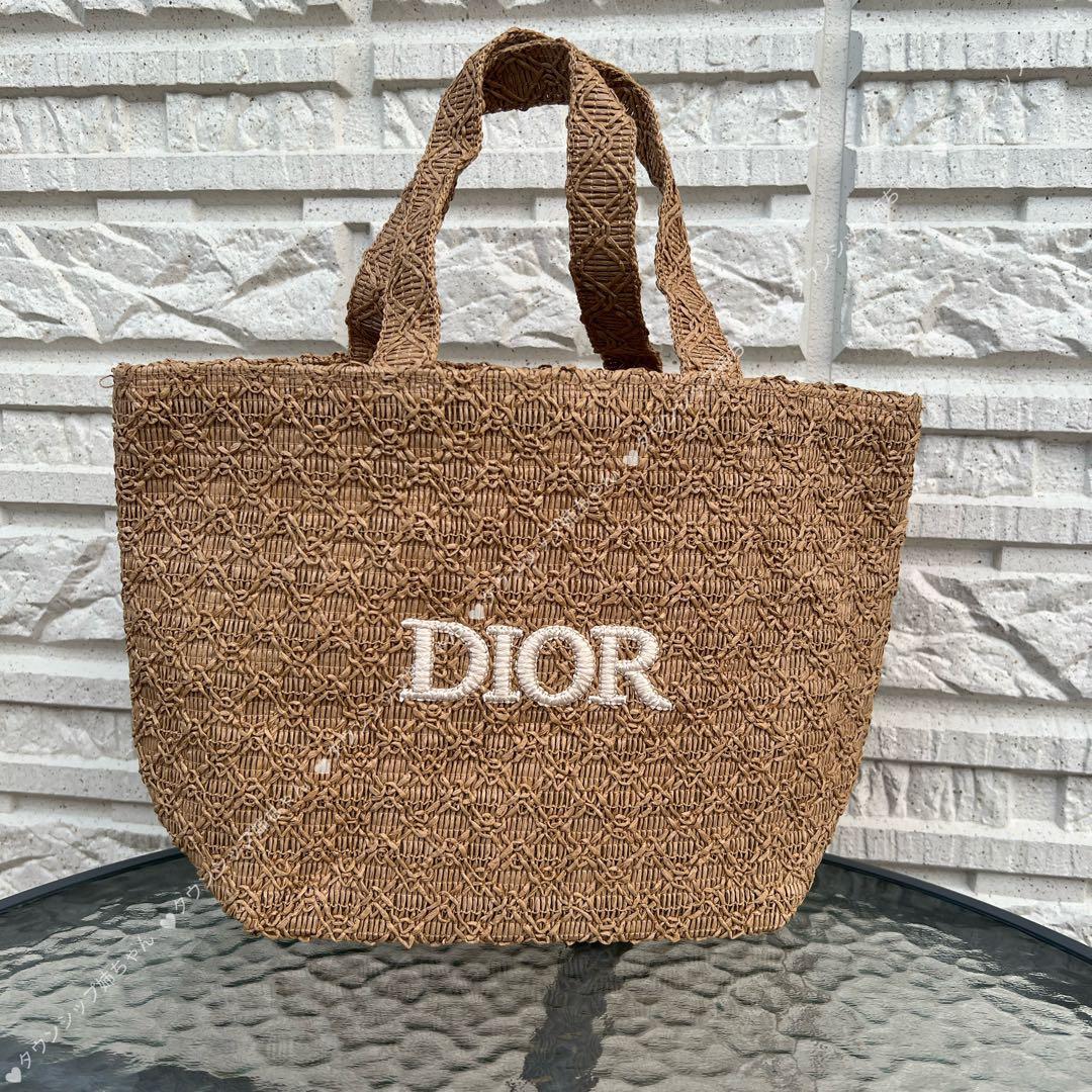 m　ディオール　ノベルティ　ストロー　トートバッグ