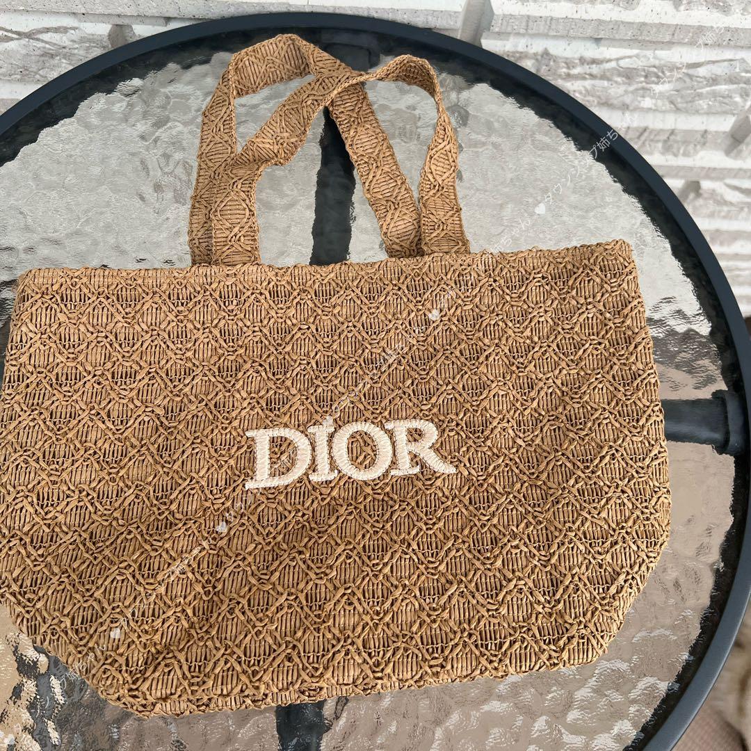 m　ディオール　ノベルティ　ストロー　トートバッグ