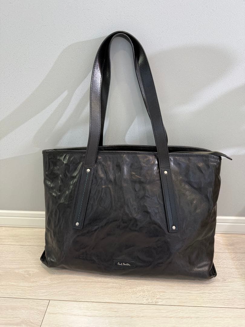 【Paul Smith】ポールスミス レザー シワ加工 トートバック