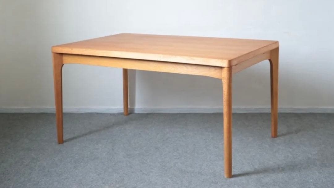 北欧デンマーク ヴィンテージ エクステンションダイニングテーブル 4〜8人