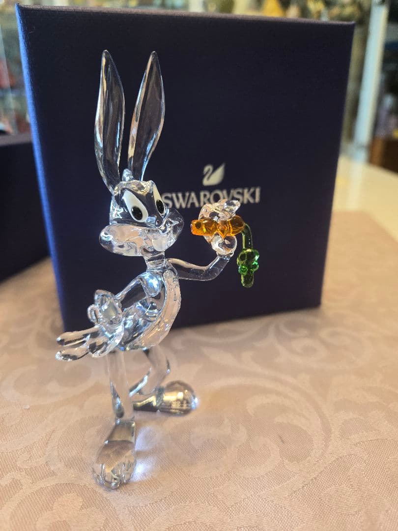 Swarovski バックスバニー クリスタル置物