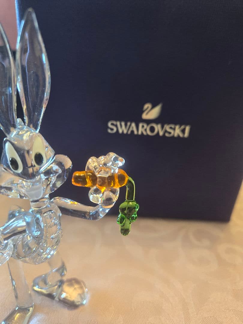 Swarovski バックスバニー クリスタル置物