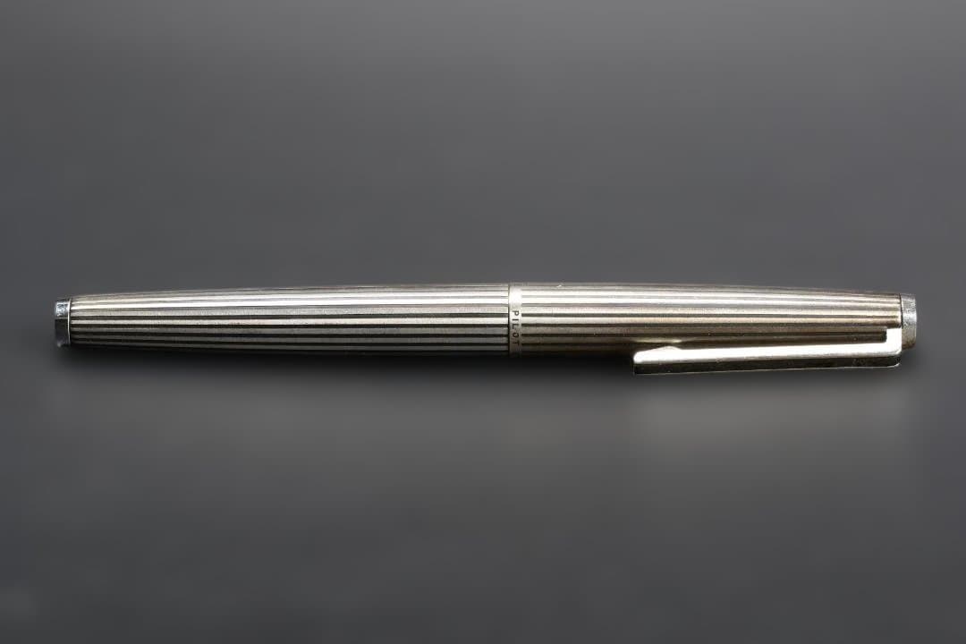 パイロット 万年筆 カスタム 18K WG ニブ シルバーストライプ