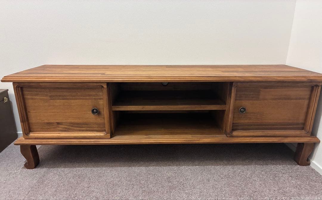 猫足アンティークテレビボード