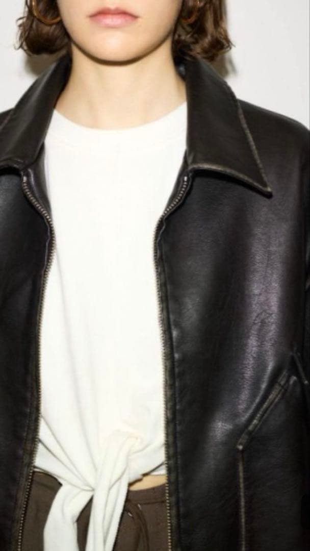 THROW VINTAGE G-1 JK ブラックレザー ジャケット