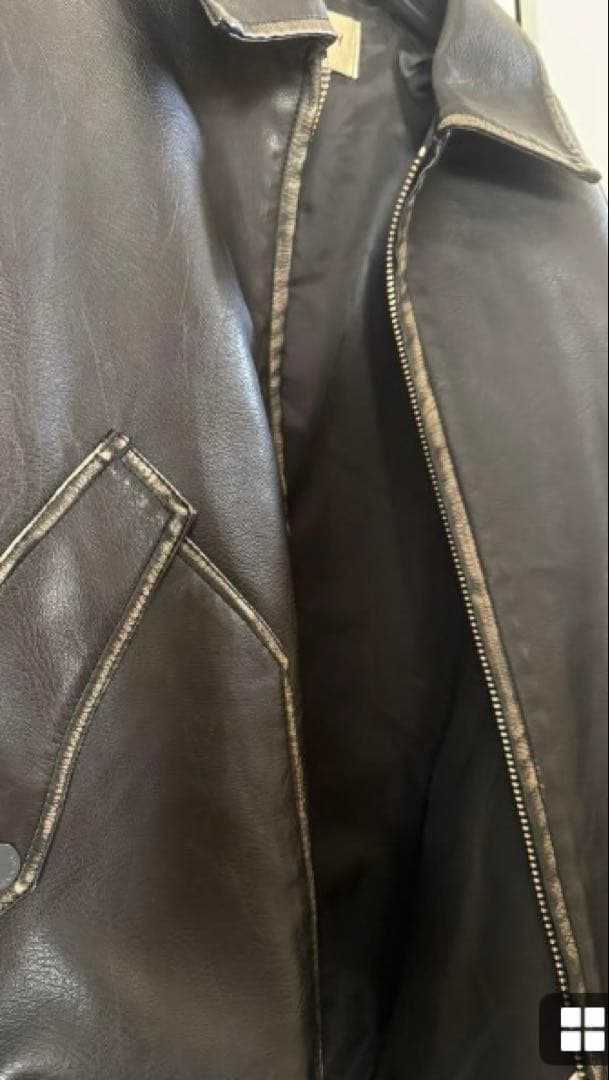 THROW VINTAGE G-1 JK ブラックレザー ジャケット