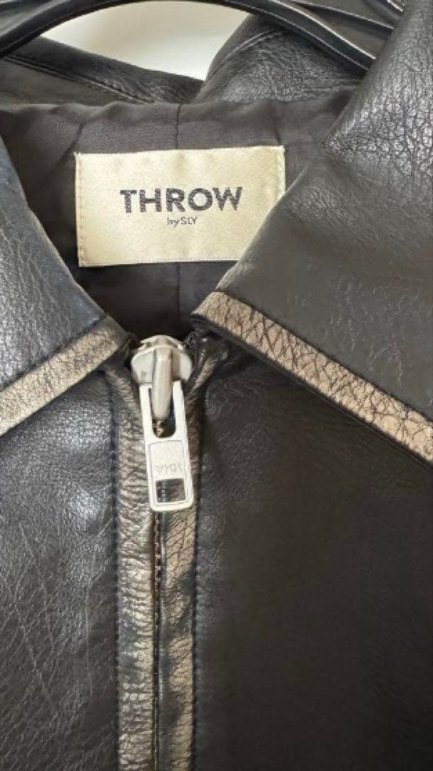 THROW VINTAGE G-1 JK ブラックレザー ジャケット