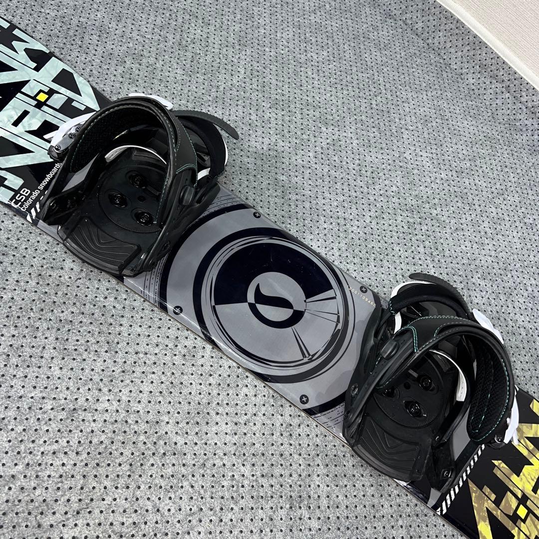 数回使用 キッズスノーボード CSB 120cm×バイン×ダイヤルブーツ