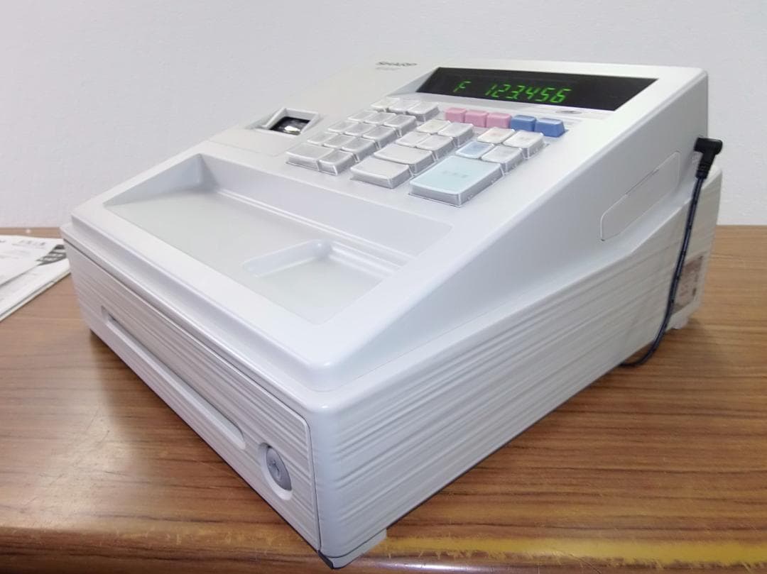 設定無料 SHARP XE-A147-W 軽減税率対応 レジスター 615804