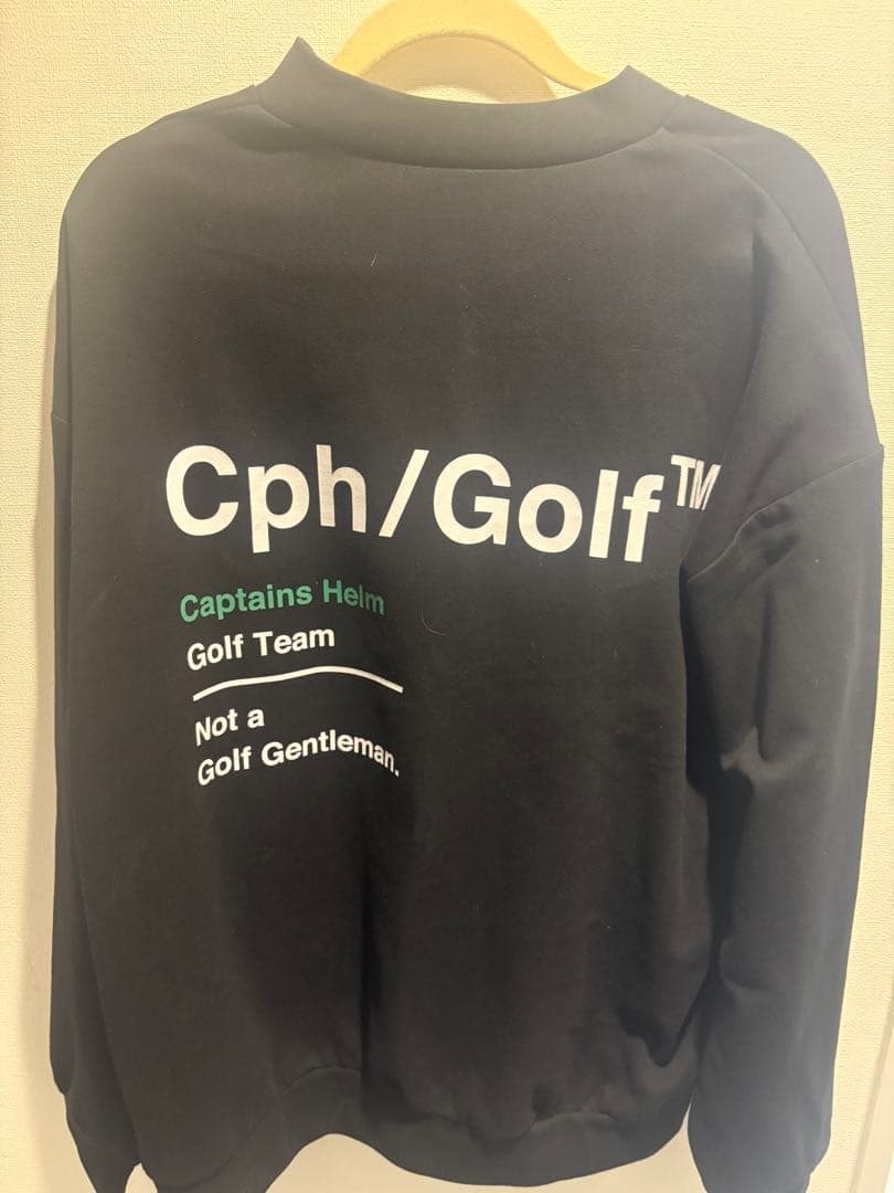 ラフロッグ　Cph/Golf ジップアップセーター ブラック