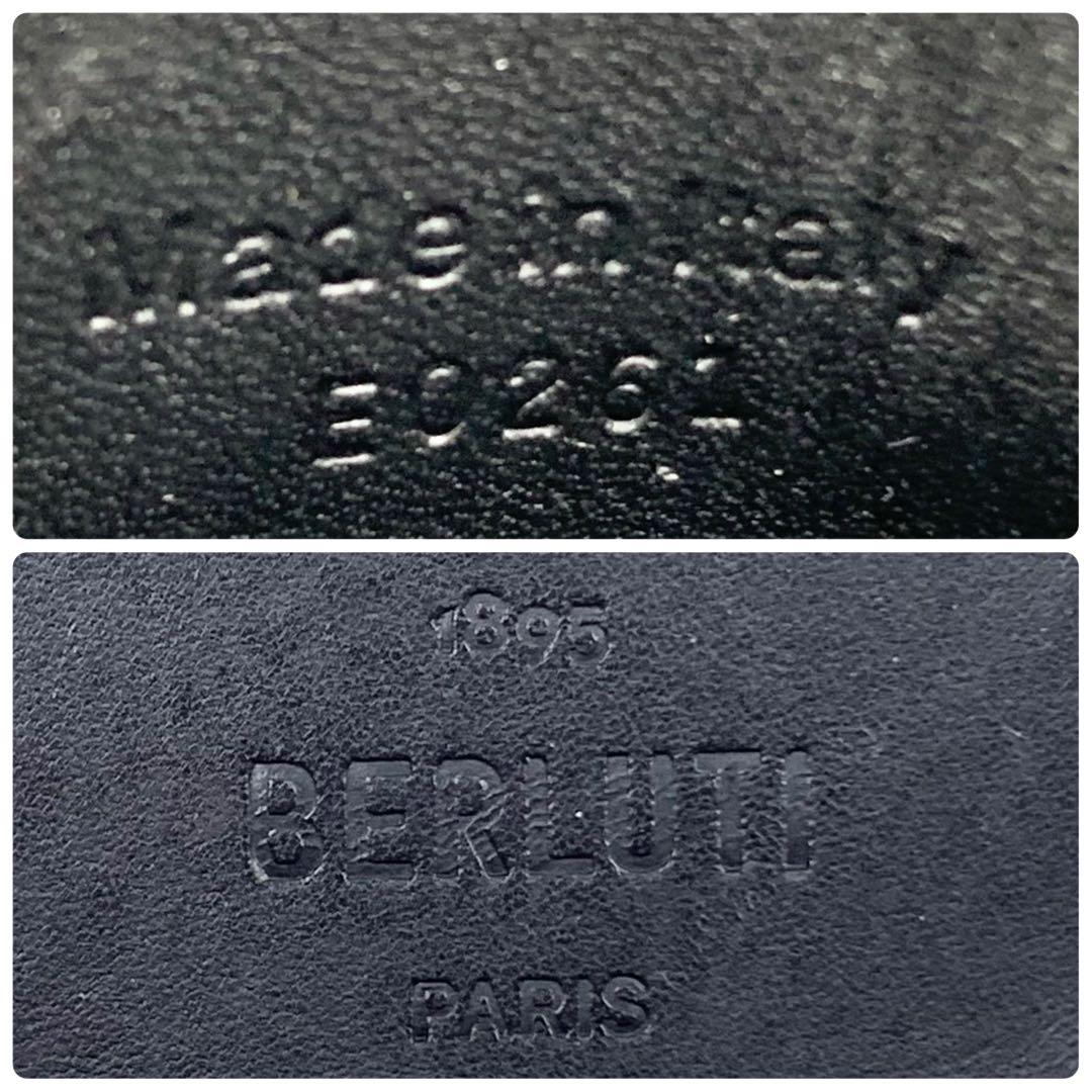 ベルルッティ 長財布 エベネ カリグラフィ スクリットレザー ブラック