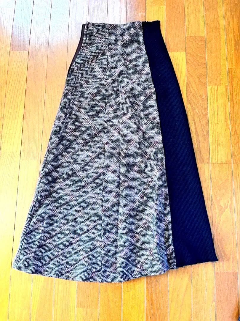 コムデギャルソン　ニット　ロングスカート