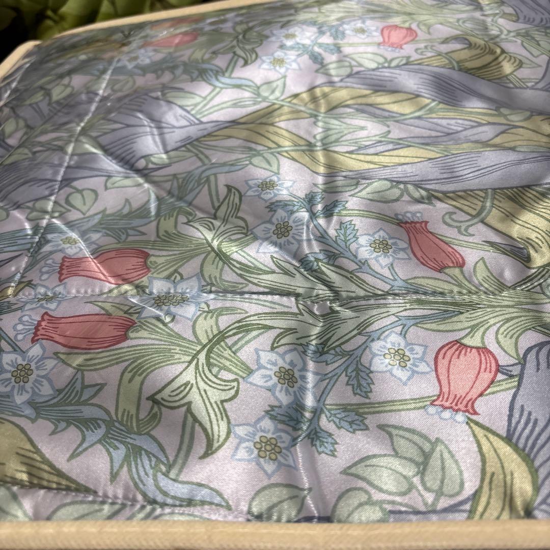 真綿肌掛け花柄布団TV 2501 QC 150×210cm 詰め物シルク高級