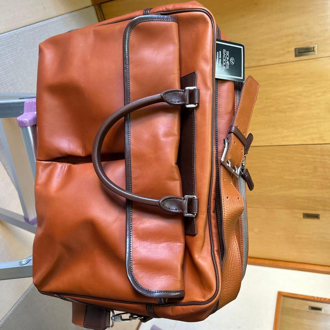 ソメスサドル　牛革ボストンバッグ