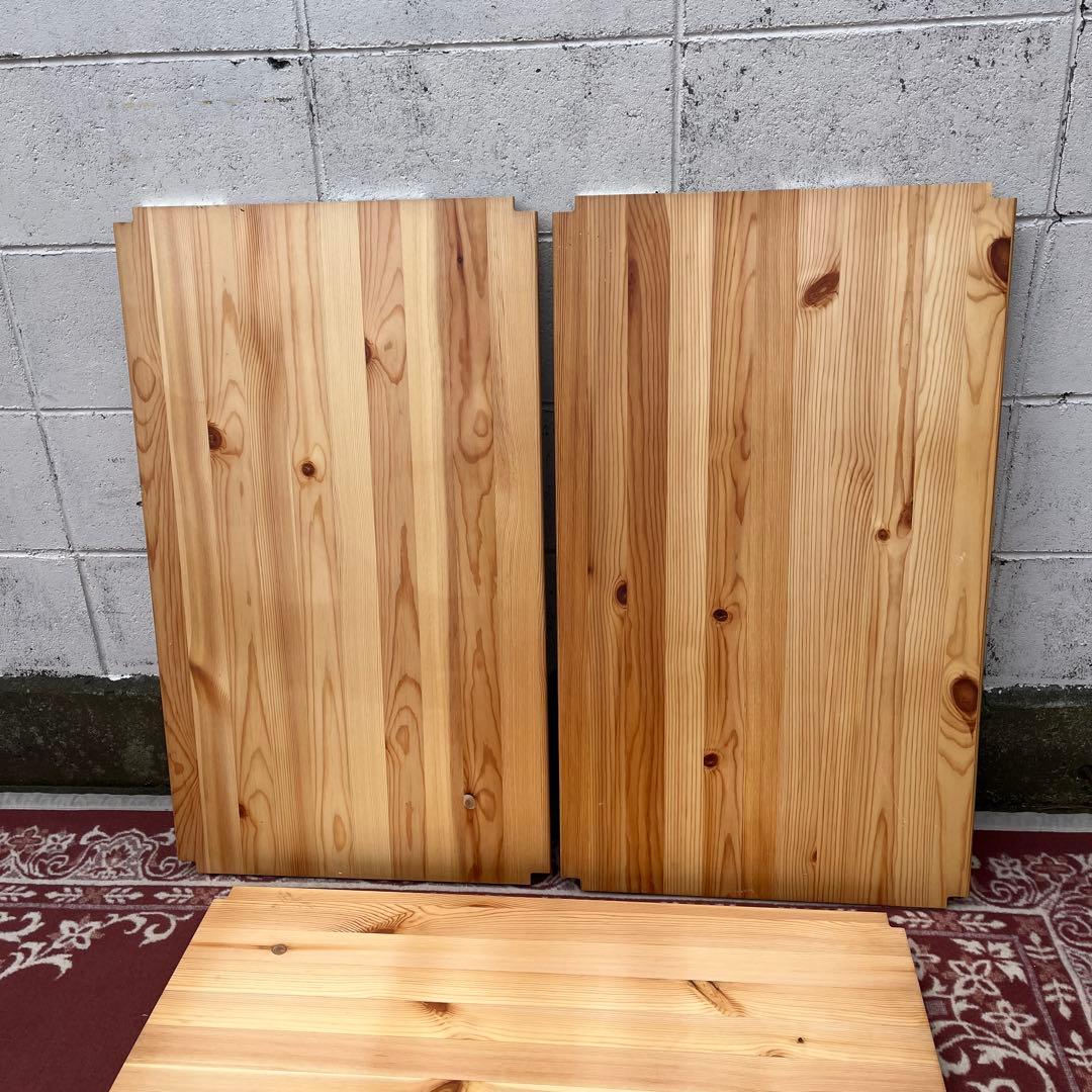 3枚◼︎MUJI 無印良品 パイン材ユニットシェルフ 棚板 86cm×50cm棚用