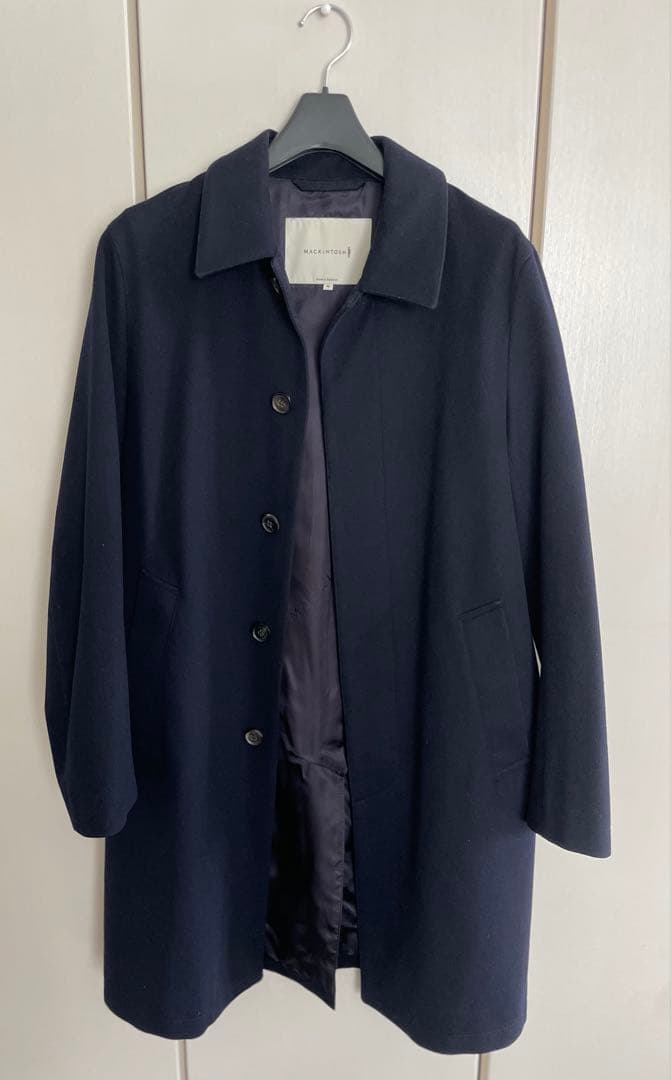 マッキントッシュ MACKINTOSH 38 M〜L ウールコート ネイビー色系