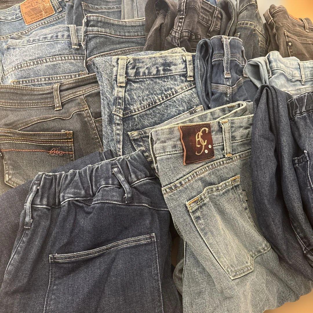 ☆デニム ジーンズまとめ売り☆30本ジーパン　リメイク　ハンドメイド①＋10本