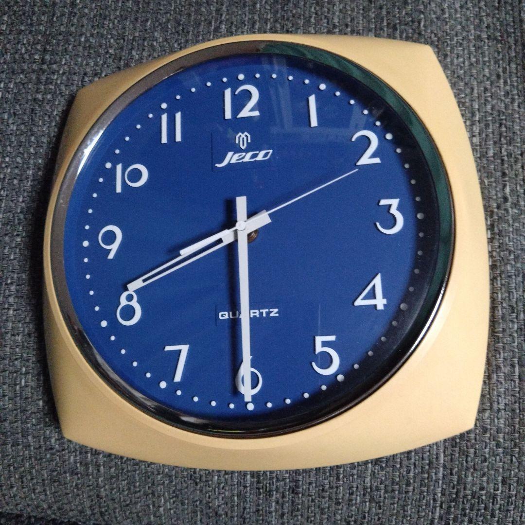 昭和レトロポップJecoジェコースペースエイジクオーツ掛時計