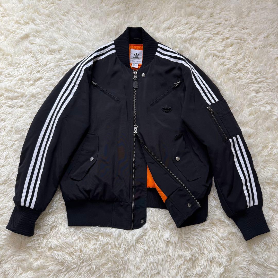 adidas NEW PAD JKT MA-1 ボンバージャケット ダブルジップ