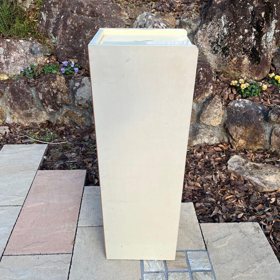 引き出し昭和レトロ　スリムチェスト 隙間収納　タンス 整理棚　10段　ホワイト