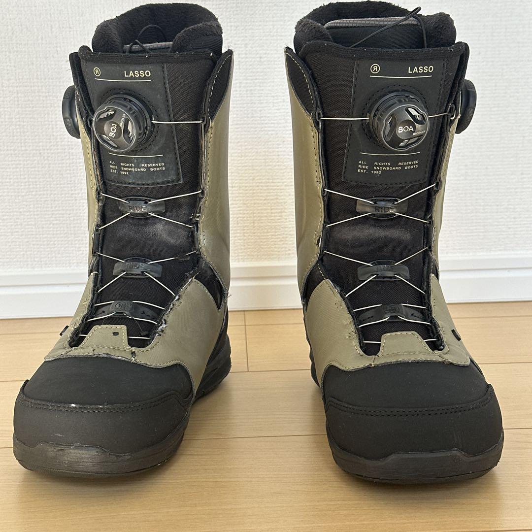 RIDE LASSO 25.5cm オリーブ　中古