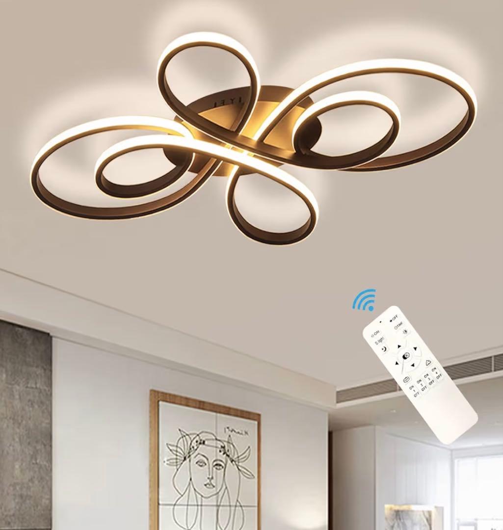 LEDシーリングライト リモコン付き 無段階調光調色 常夜灯 間接照明 おしゃれ