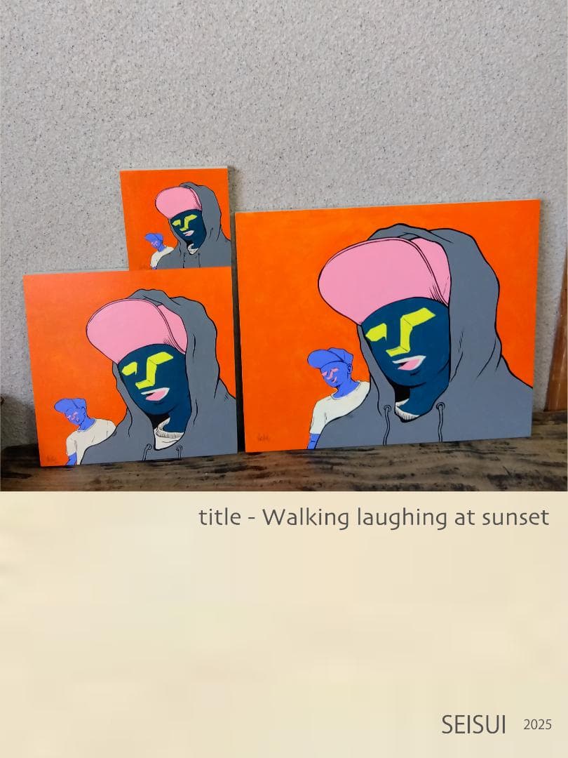 ストリートアート 原画(L-size) インテリア SEISUI