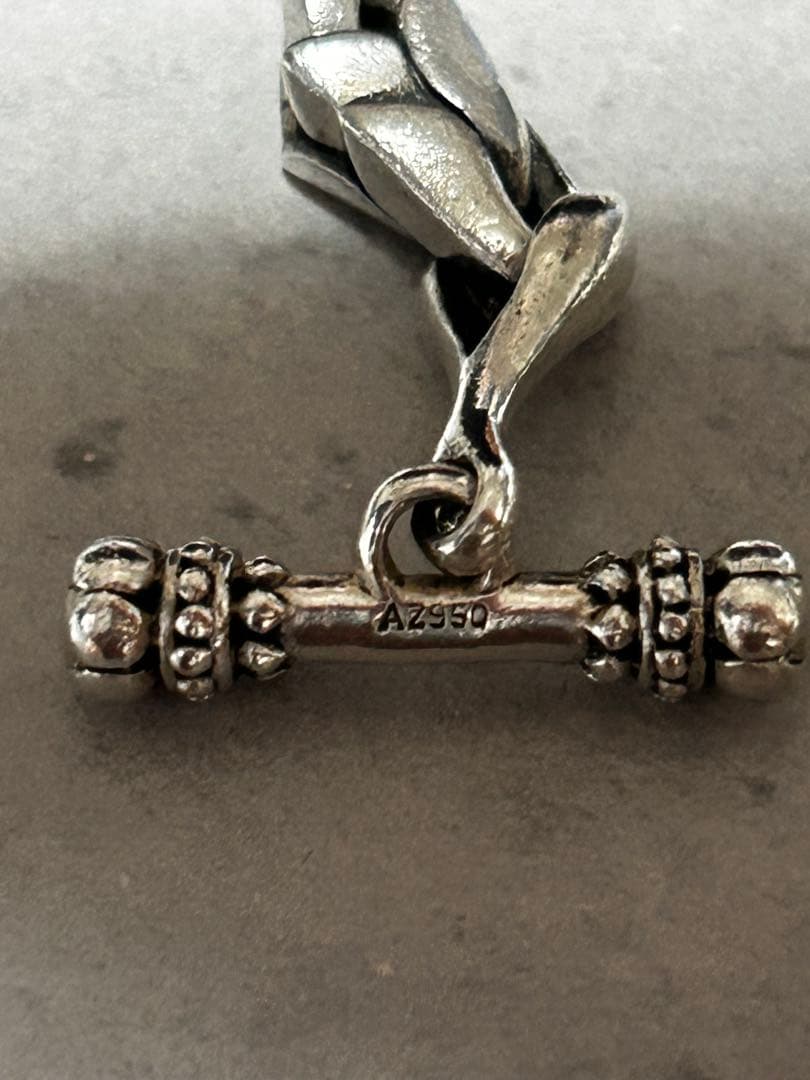 週末限定価格 SV950 高純度 リンクチェーンブレスレット