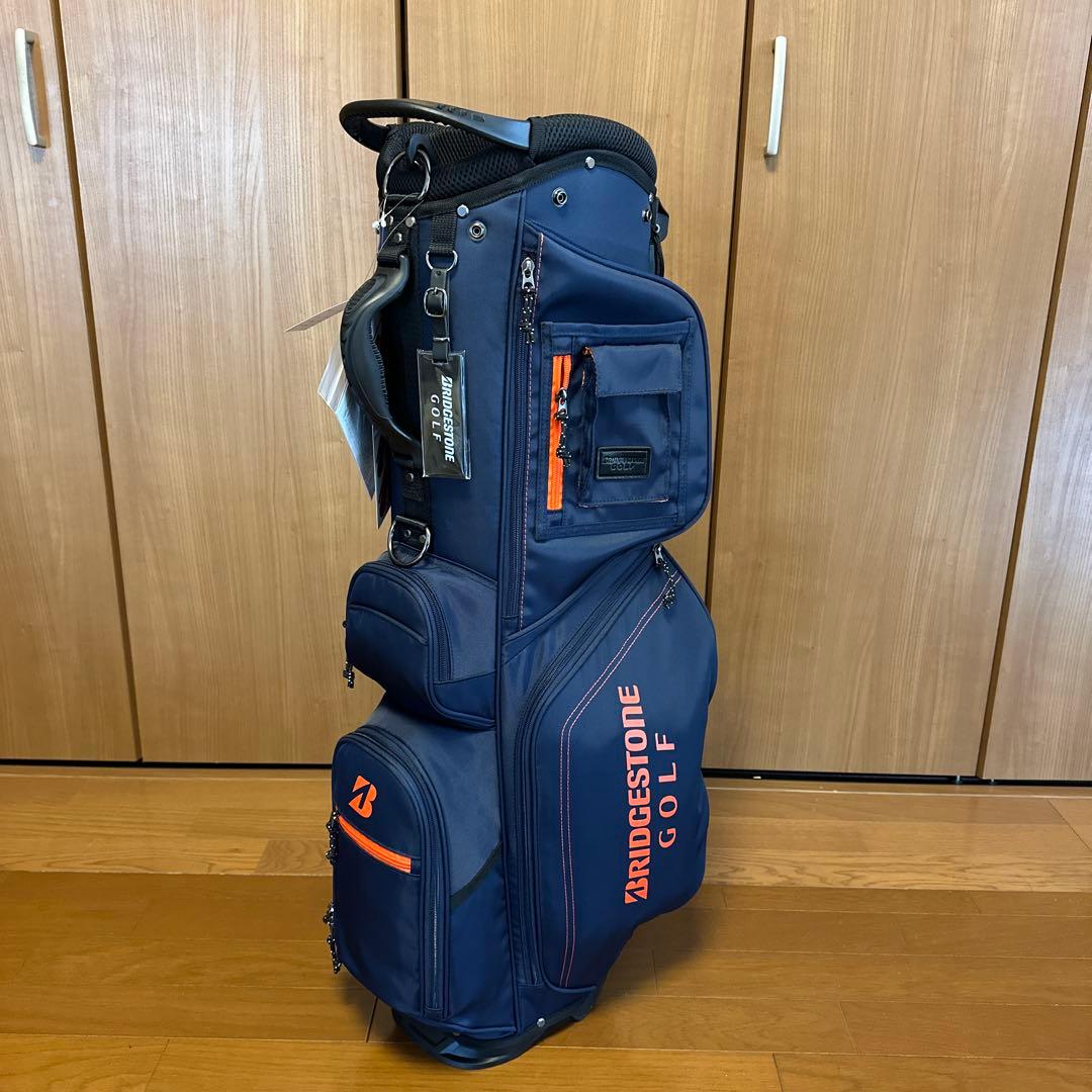 新品未使用ブリヂストン ゴルフキャディバッグ ネイビー　 2025年　3月発売