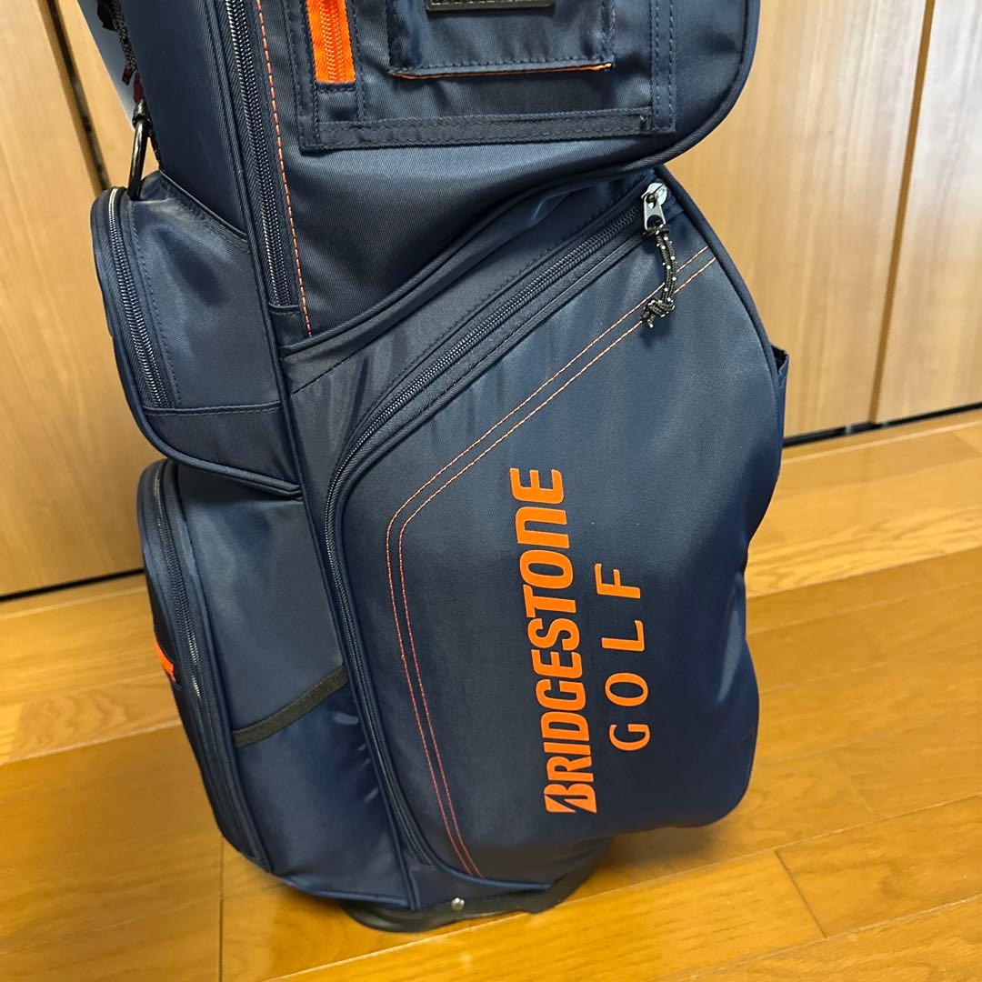 新品未使用ブリヂストン ゴルフキャディバッグ ネイビー　 2025年　3月発売