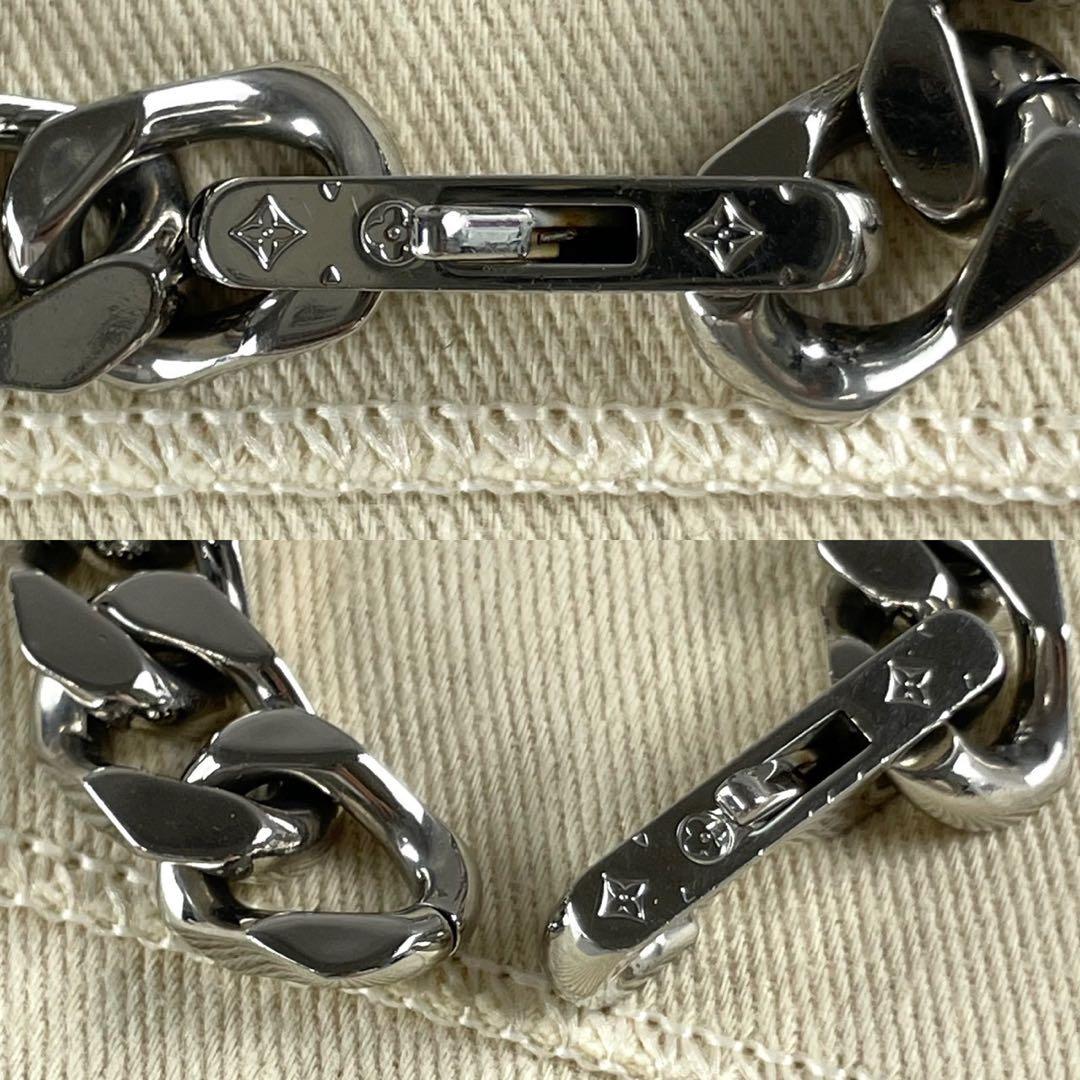 LOUIS VUITTON ルイヴィトン　チェーンブレスレット　モノグラム