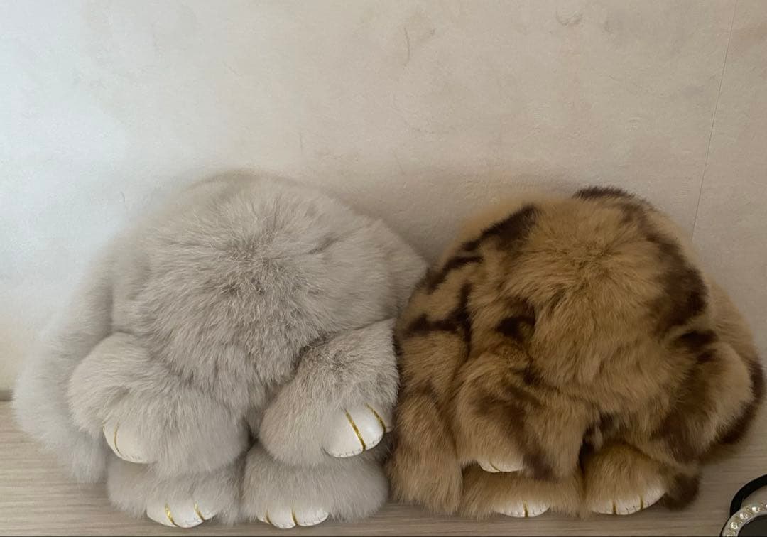 【かに】Floats ファー キーホルダー