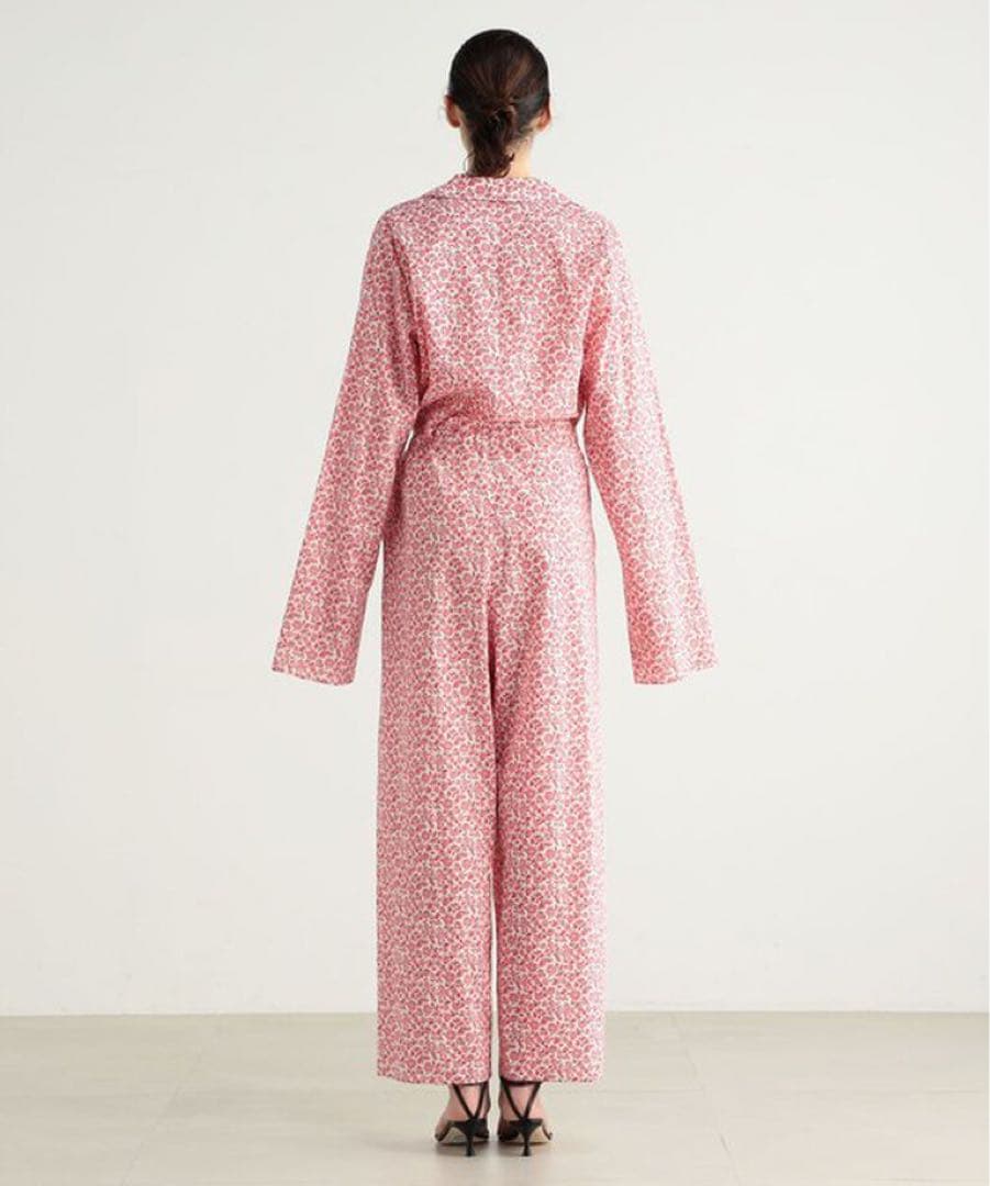 〈BACCA〉サマーリバティ コットンコンビネゾン